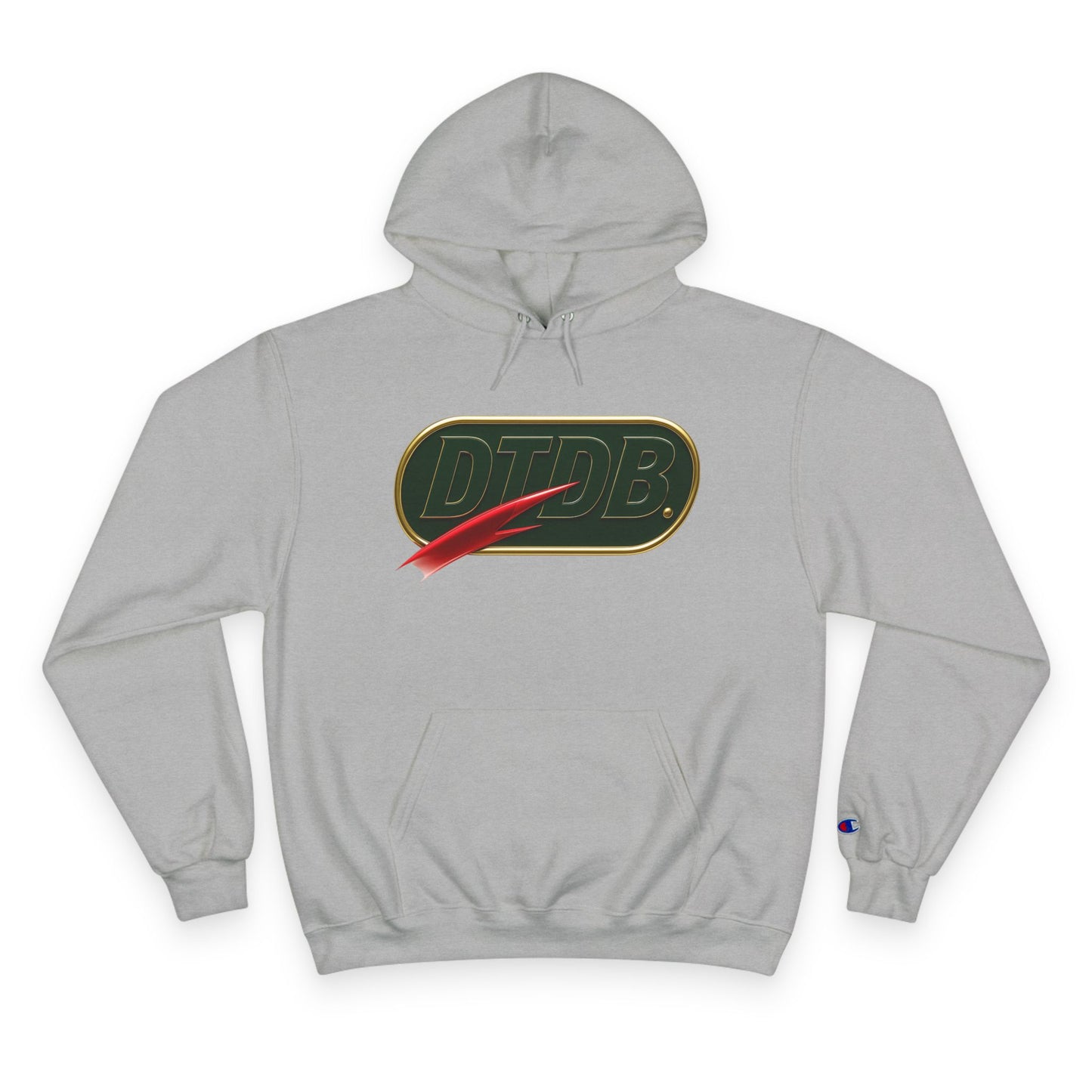 DTDB Champion Hoodie - Trendy Unisex Sweatshirt for Casual Style, Gift for Him/Her, Streetwear Essentials, Cozy Pullover