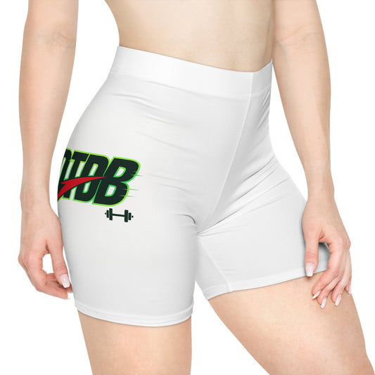 Women's Biker Shorts with DTDB Logo - Gym Wear, Athletic Shorts, Casual Style, Workout Gear, Fitness Fashion