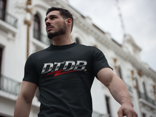 Men's Performance T-Shirt with Bold DTDB Design - Activewear for Sports, Gym, Fitness, Running, Gift for Athletes