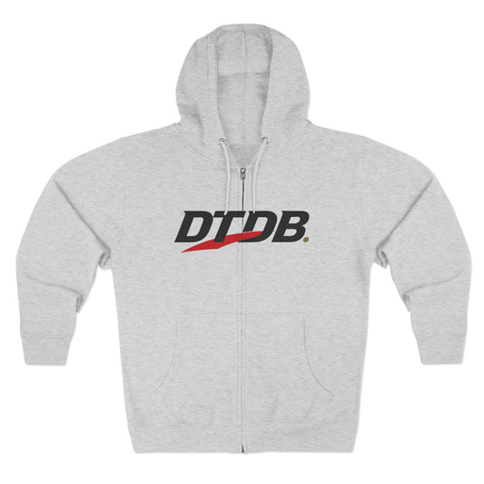DTDB Unisex Zip Hoodie - Casual Streetwear, Comfortable Hoodie for Men and Women, Ideal Gift for Sports Fans, Everyday Wear
