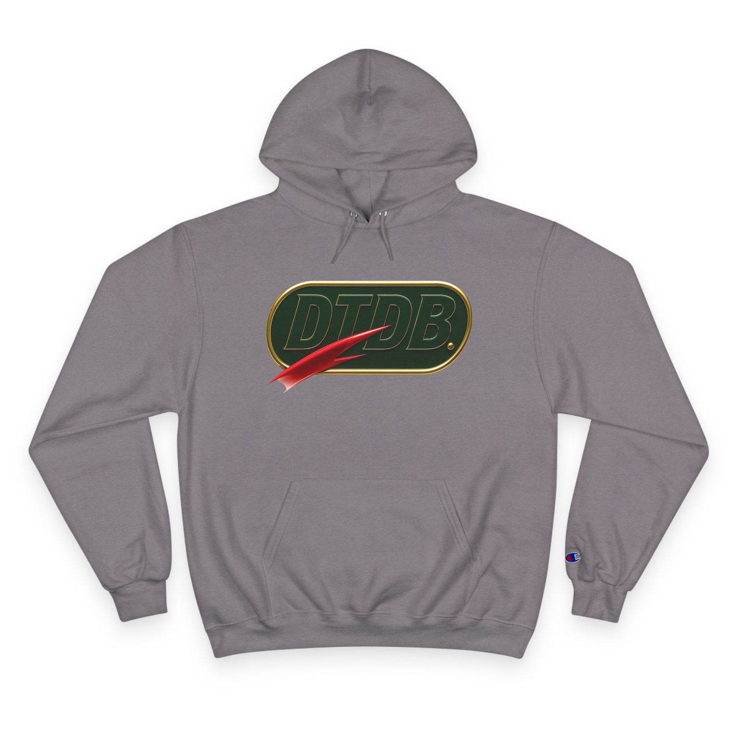 DTDB Champion Hoodie - Trendy Unisex Sweatshirt for Casual Style, Gift for Him/Her, Streetwear Essentials, Cozy Pullover