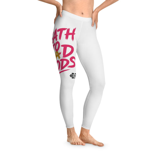 Bold Graphic Leggings for Fitness Enthusiasts, Ideal for Workouts, Yoga, Casual Wear, Gifts for Her